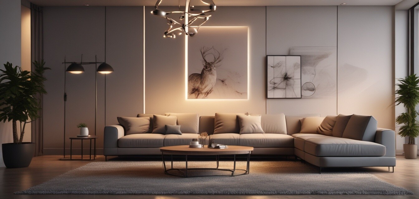 Ambientebeleuchtung im Wohnbereich