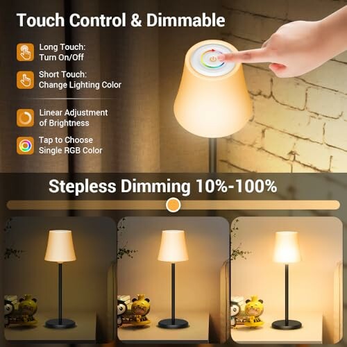 Ainostone Tischlampe